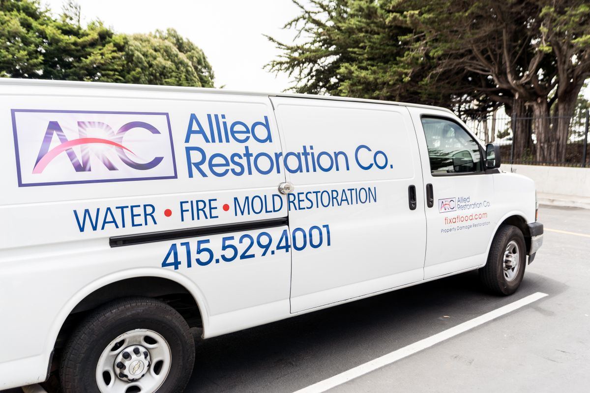 Allied Restoration Co. Water Fire Mold Restoration van