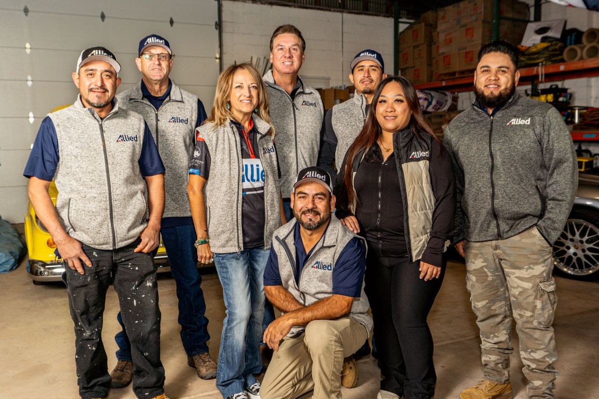 Allied Restoration team in warehouse
