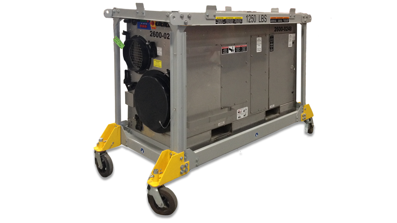 CDI 2000 CFM Desiccant Dehumidifier Rental