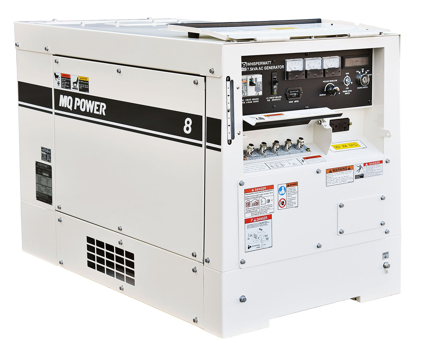 Generator 7.5kVA 3Ph Kubota Tier 4F