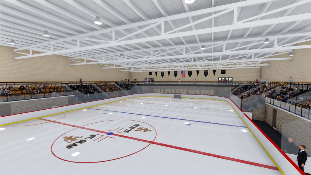 Dehumidifation for ice arenas