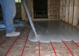 Construction drying and Setting Concrete