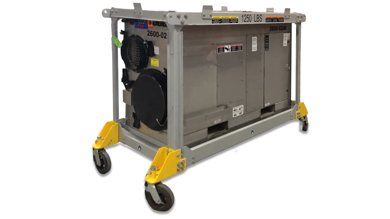 CDI 2000 Cfm Desiccant Dehumidifier Rental San Francisco